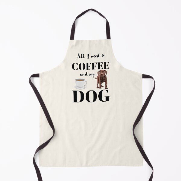 Item preview, Cute Puppy All I need is coffee and my dog typography designed and sold by TopplundDesigns.