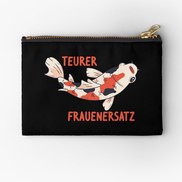 Koi Carp Fish breeder expensive wife Zipper Pouch