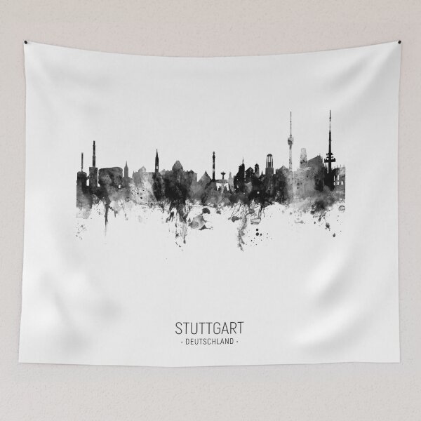Item preview, Stuttgart Germany Skyline designed and sold by ArtPrints.