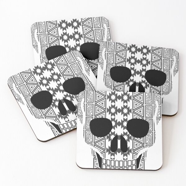 Item preview, Aztec Tribal Skull Design black designed and sold by Jake Purcell.