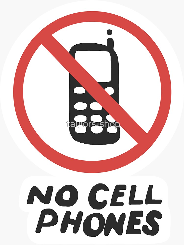Luke S No Cell Phone Sign Printable