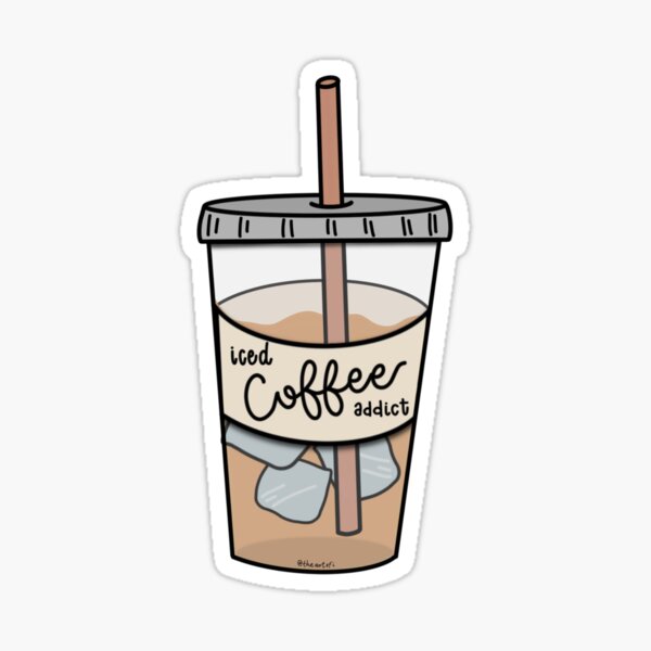 Item preview, iced coffee addict designed and sold by yhuman.