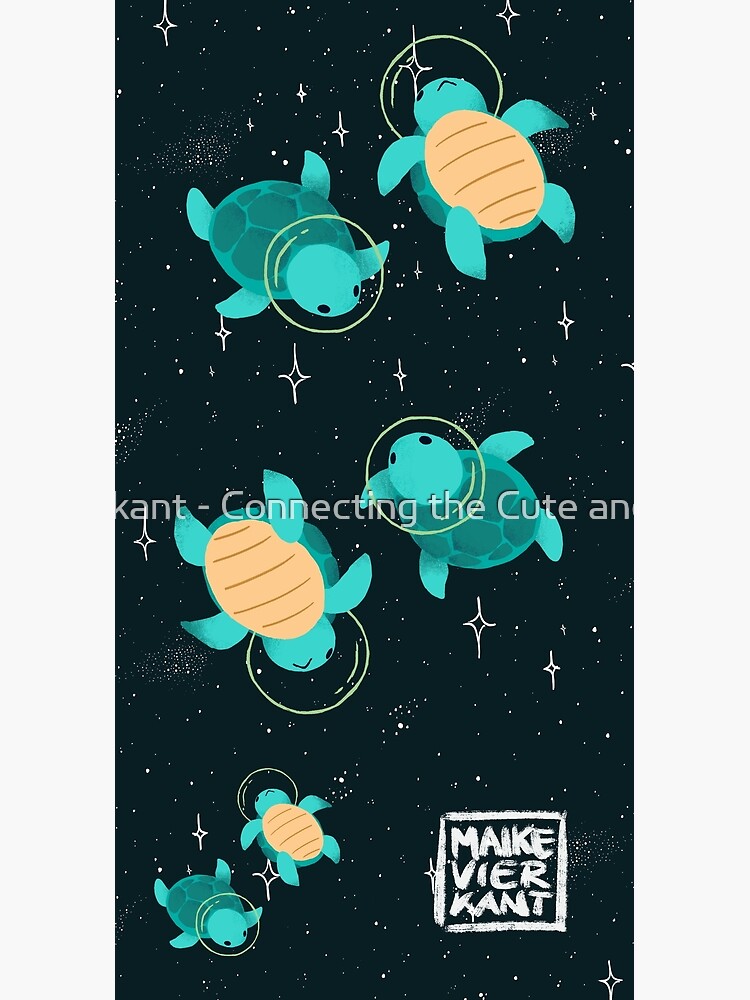 Thumbnail 3 of 3, Duffle Bag, Space Turtles designed and sold by Vierkant.