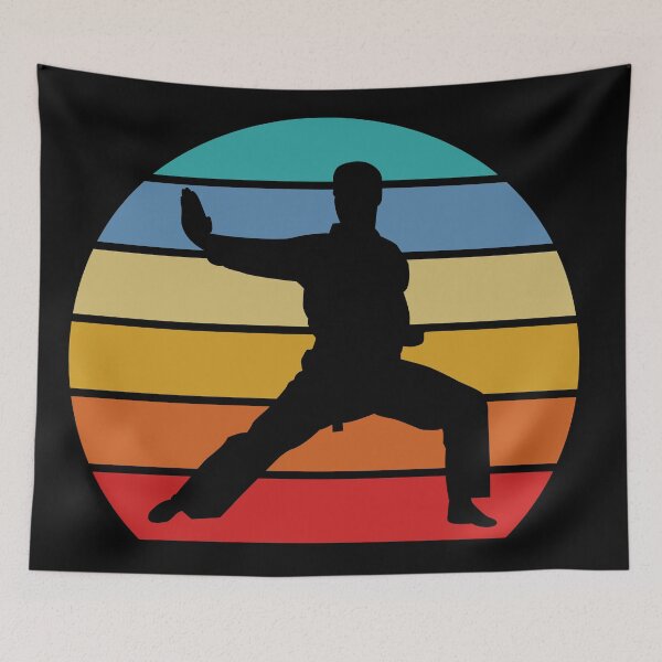 Item preview, Karate Martial Arts Kata Sunset Silhouette designed and sold by playloud.
