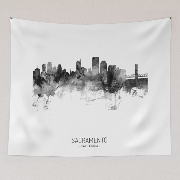 Item preview, Sacramento California Skyline designed and sold by ArtPrints.