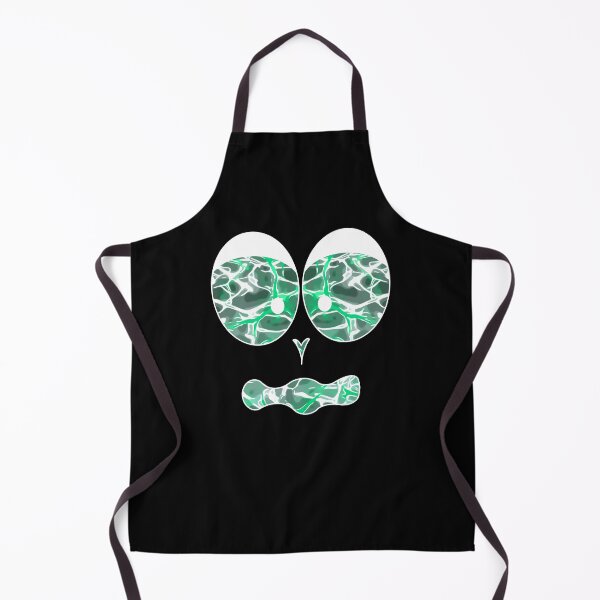 Item preview, Funny face green flashes in white designed and sold by Zwuck.