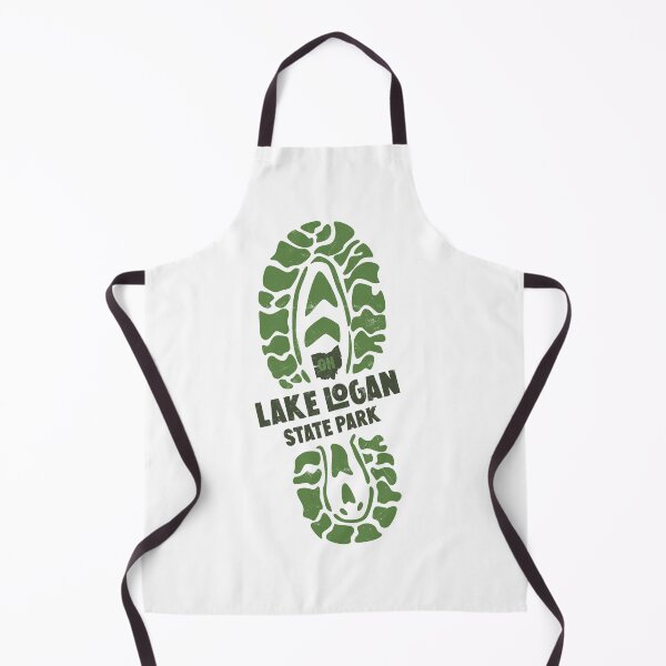 Item preview, Lake Logan State Park Ohio, OH Hiking Boot Print designed and sold by palmettodigital.