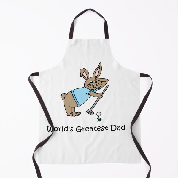 Item preview, World's Greatest Dad Rabbit Golfer designed and sold by imphavok.