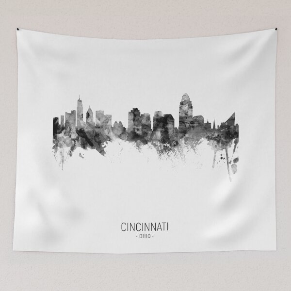 Item preview, Cincinnati Ohio Skyline designed and sold by ArtPrints.