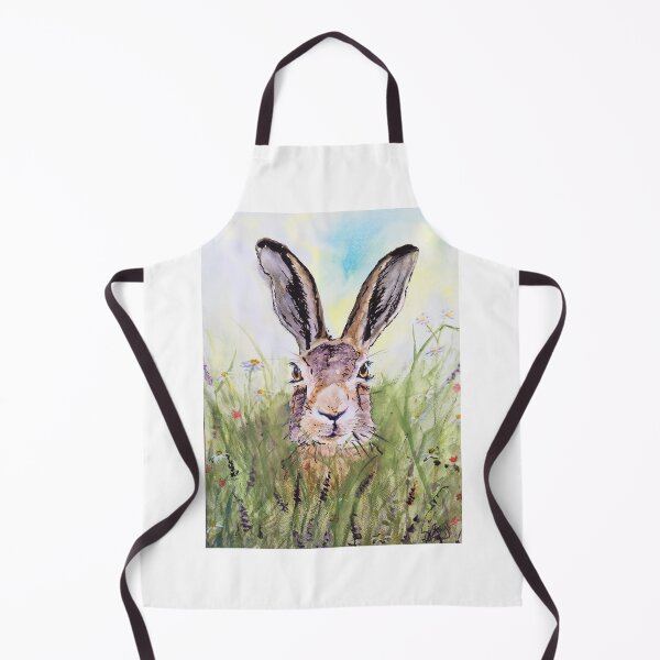 Item preview, Hare in Meadow designed and sold by Double Dutch Designs.