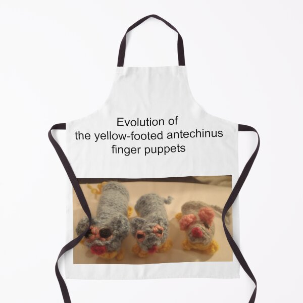 Item preview, Evolution of the yellow-footed antechinus finger puppets designed and sold by HaniaAnia.