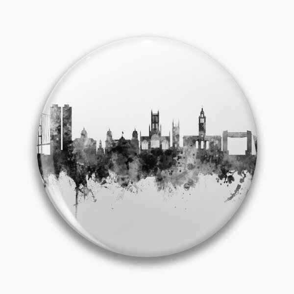 Item preview, Kingston upon Hull England Skyline designed and sold by ArtPrints.