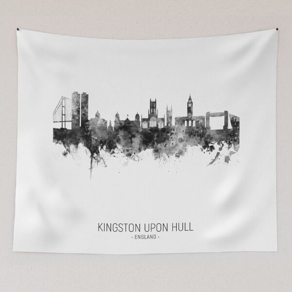 Item preview, Kingston upon Hull England Skyline designed and sold by ArtPrints.