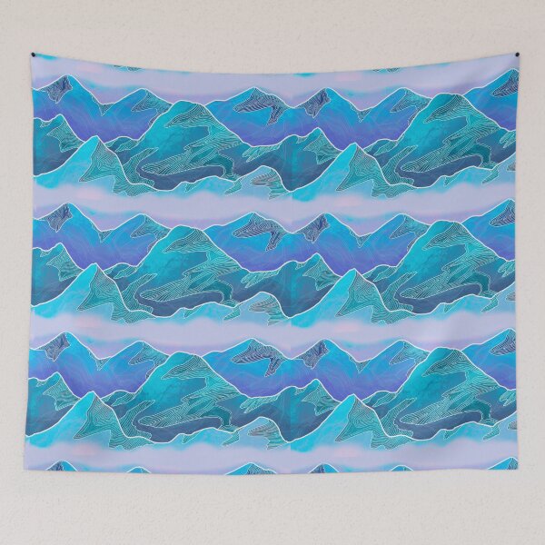 Item preview, Frosted Mountains designed and sold by Dori Sparrow.