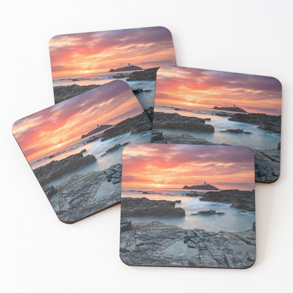 Item preview, Setting Sun at Godrevy designed and sold by bitm2007.
