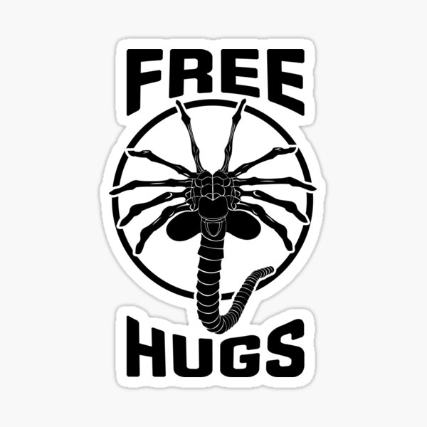 Free Facehugger Hugs Sticker