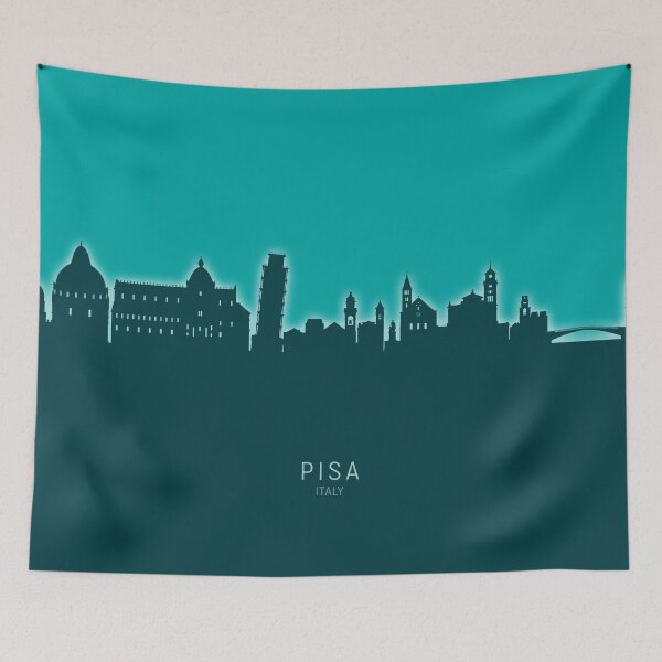 Item preview, Pisa Italy Skyline designed and sold by ArtPrints.