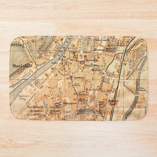 Item preview, Vintage Innsbruck Austria Map (1922) designed and sold by BravuraMedia.