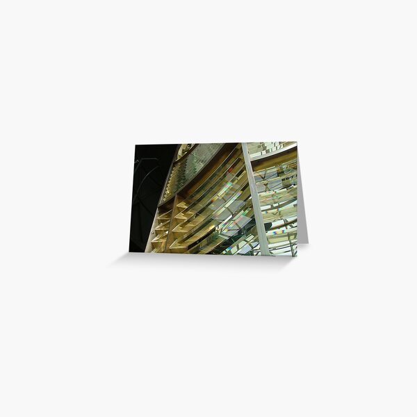Reflectors, Lighthouse, Portland Bill, Dorset, UK Greeting Card