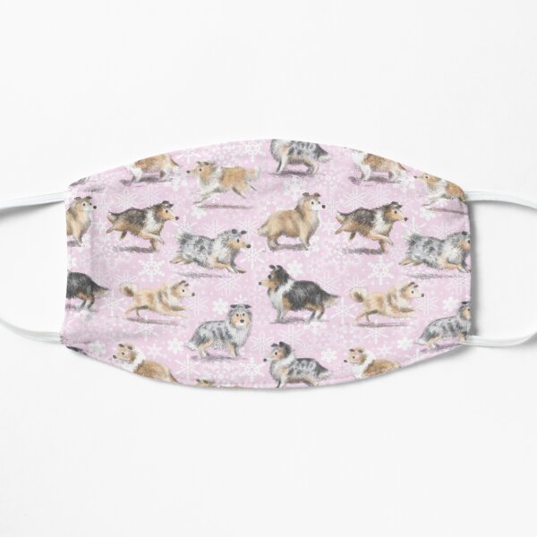 The Christmas Rough Collie (Pink) Mask