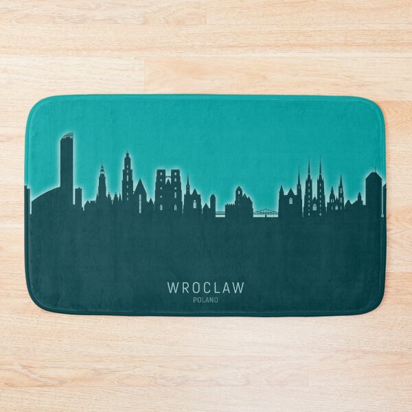 Item preview, Wroclaw Poland Skyline designed and sold by ArtPrints.