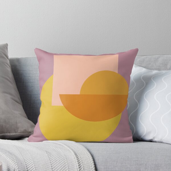 Item preview, Abstract Shapes in Lavender and Yellow designed and sold by JuneJournal.