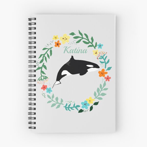 Item preview, Katina the killer whale flower wreath designed and sold by Animaldesigns24.