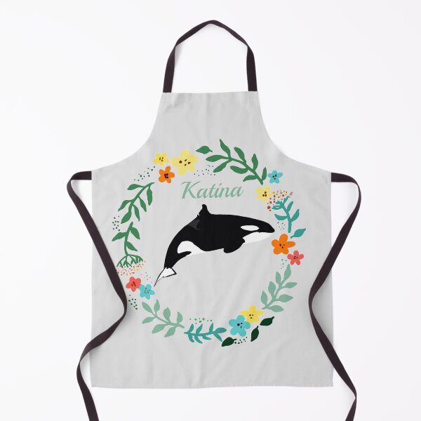 Item preview, Katina the killer whale flower wreath designed and sold by Animaldesigns24.