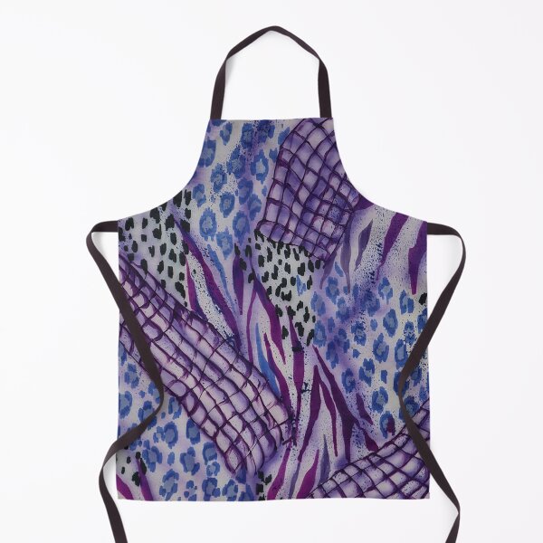 Item preview, Animal Skin Patchwork Abstract in Purples designed and sold by Leslie Rogers Todder.