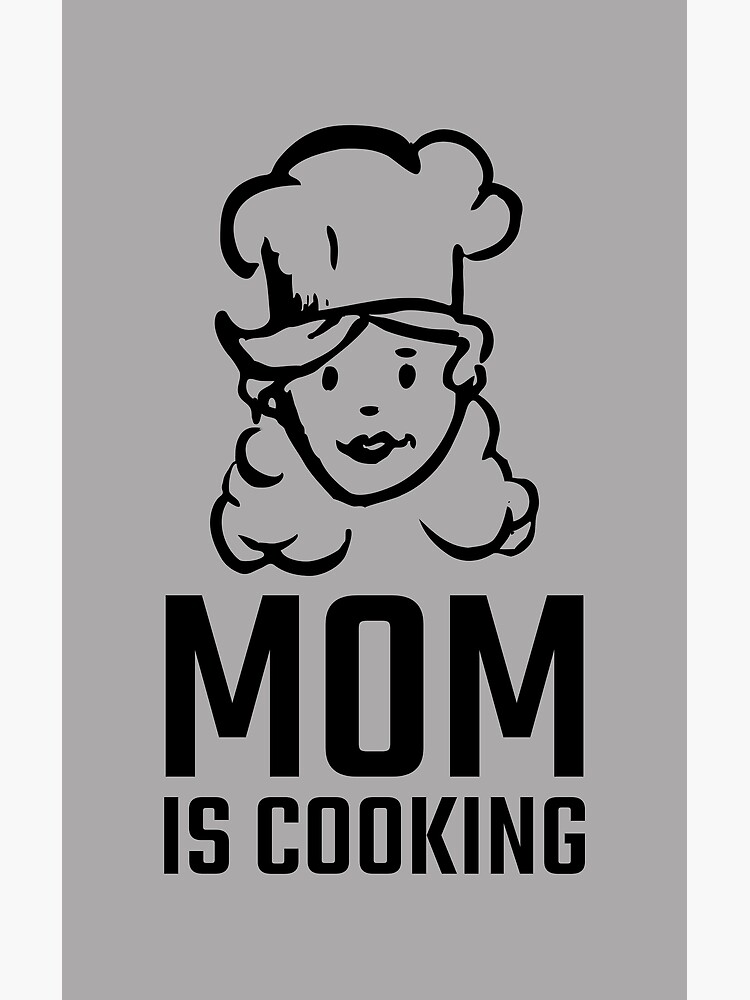 Keep Calm Mom is Cooking White Apron for Sale by quoteology