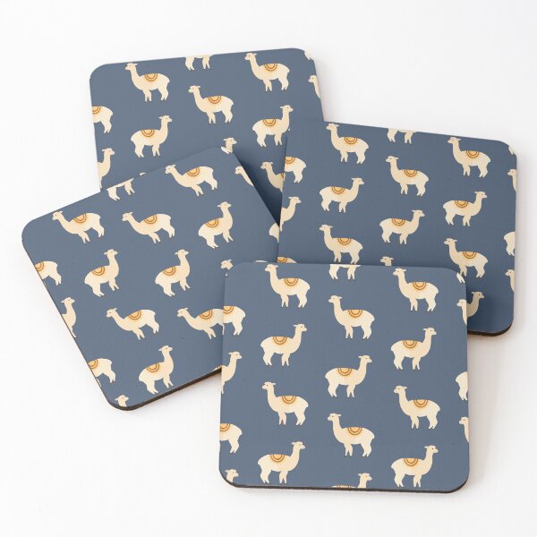 Item preview, Alpacas on blue designed and sold by reneesillus.