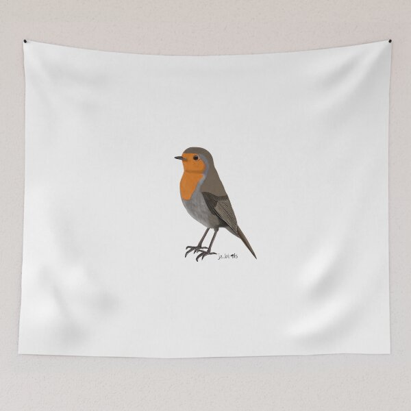 Item preview, Robin bird drawing Nature Animal gift women girls men designed and sold by jz-birds.