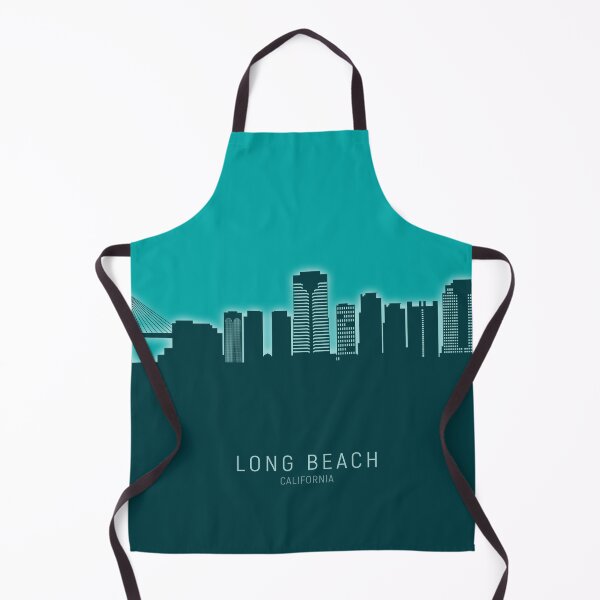 Item preview, Long Beach California Skyline designed and sold by ArtPrints.
