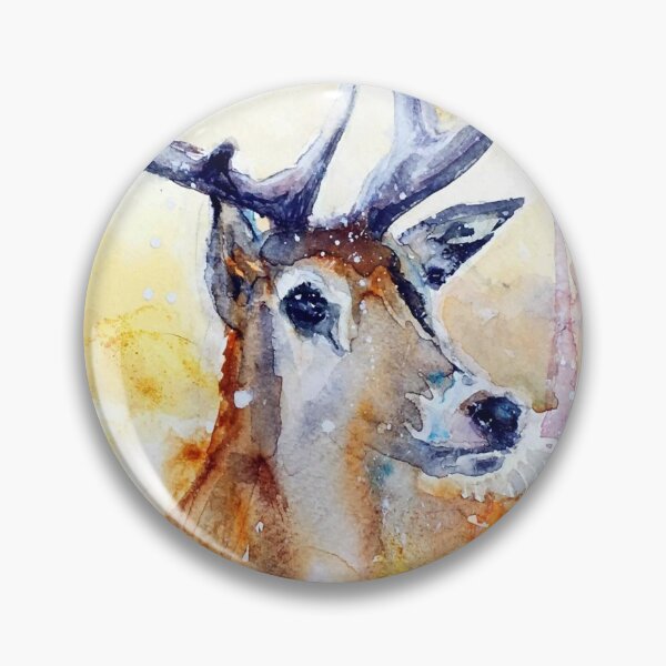 Item preview, Stag in snow designed and sold by Double Dutch Designs.