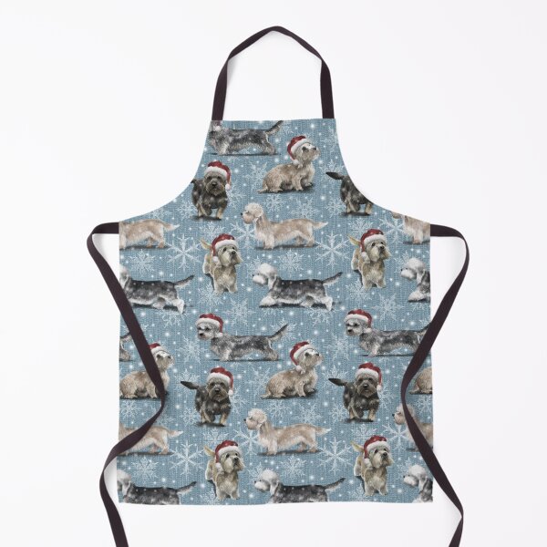 The Christmas Dandie Dinmont Terrier Apron