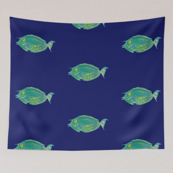 Item preview, Kala Hawaiian fish blue designed and sold by Bhargavi  Balachandran.