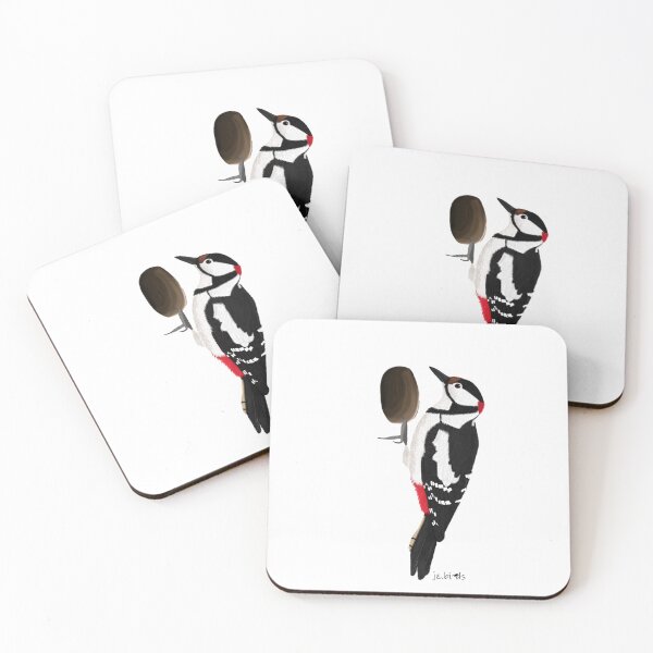Item preview, Woodpecker bird drawing Nature Animal gift women girls men designed and sold by jz-birds.