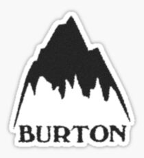 Vintage burton logo Sticker