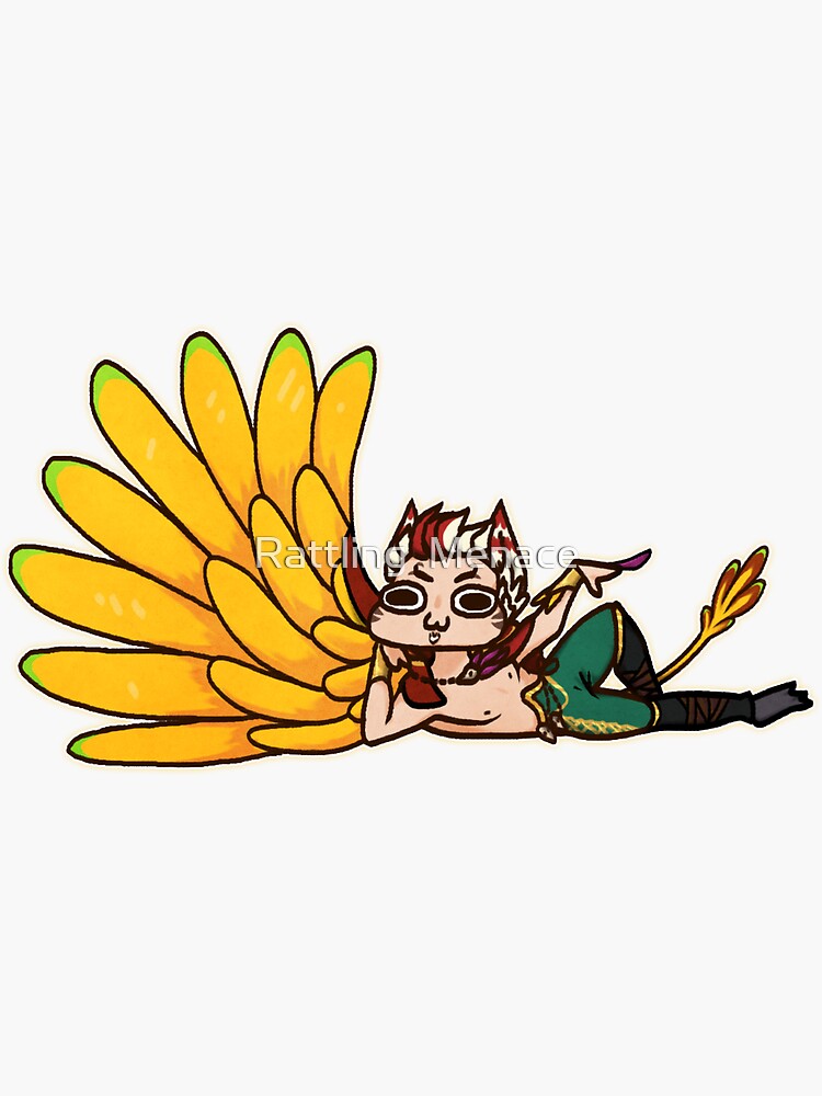  Rakan  Sticker by ArcaneMeowing Redbubble