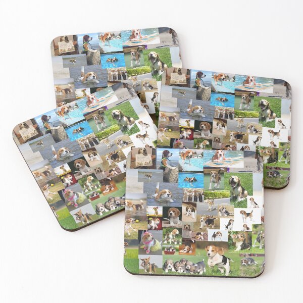 Item preview, Beagle collage designed and sold by Yviemakes.