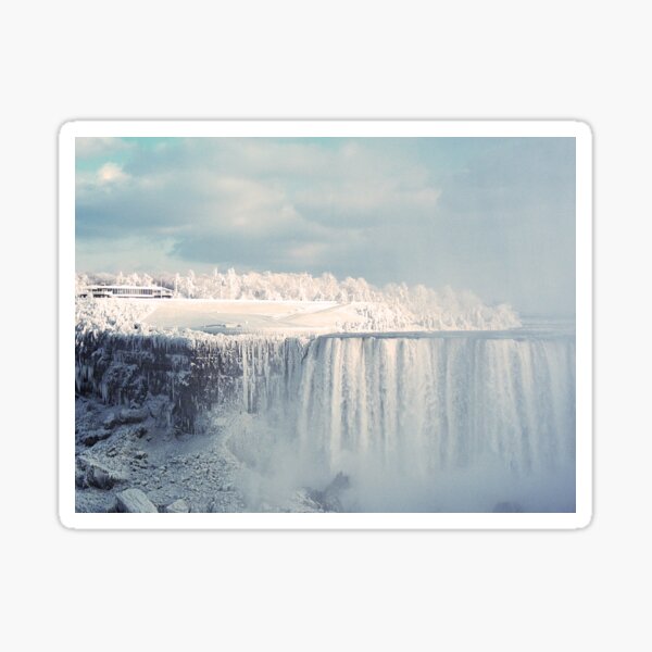 Niagara Falls in Winter Sticker