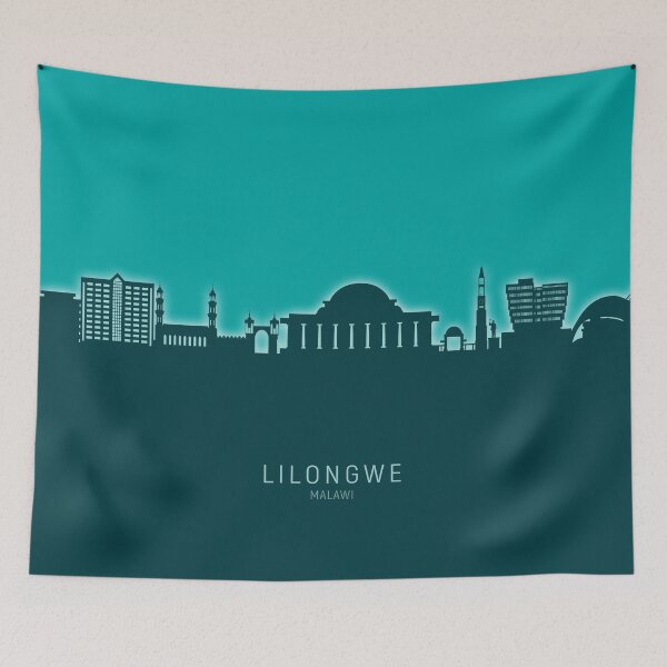 Item preview, Lilongwe Malawi Skyline designed and sold by ArtPrints.