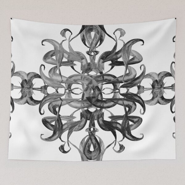 Item preview, 3d black lines mandalas  decorations design  designed and sold by jotcar.