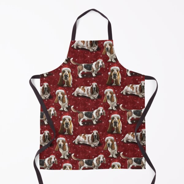 Item preview, The Christmas Basset Hound designed and sold by Elspeth Rose Design.
