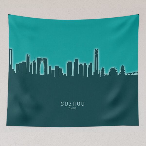 Item preview, Suzhou China Skyline designed and sold by ArtPrints.