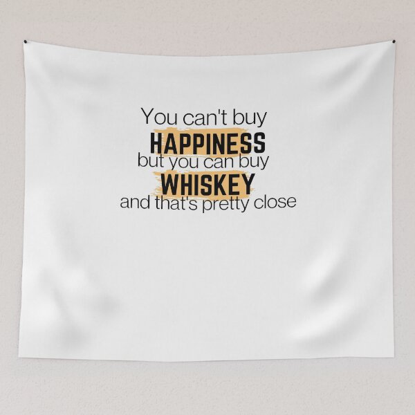 Item preview, Cant buy happiness, but whiskey  designed and sold by renzel12.