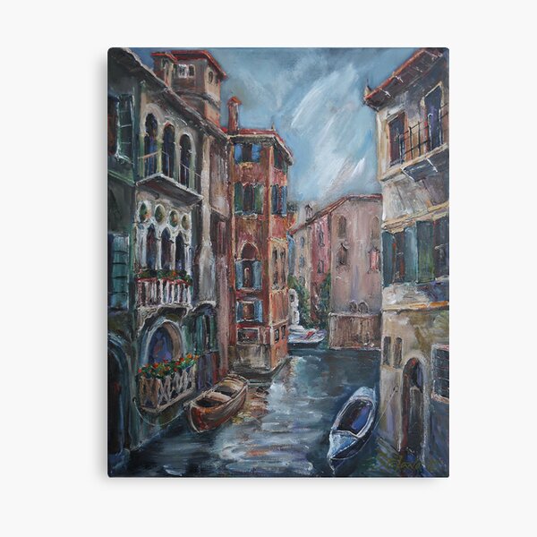 Vista previa del artículo con la obra «Venice at dusk», diseñado y vendido por Stefano Popovski.
