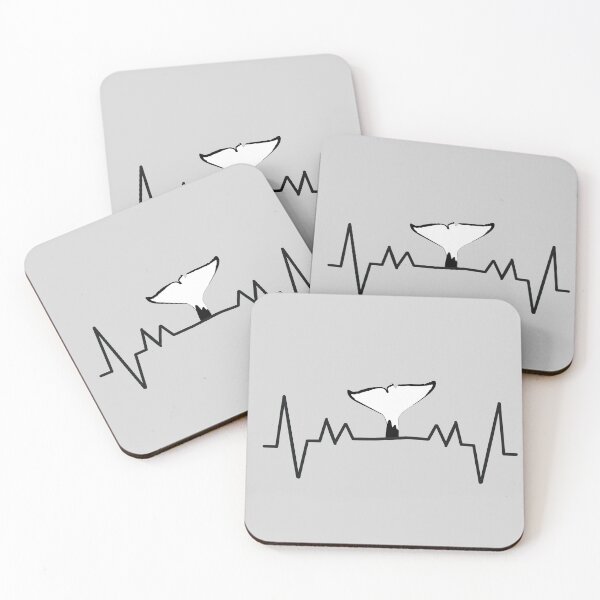 Item preview, Trua the killer whale fluke heartbeat designed and sold by Animaldesigns24.