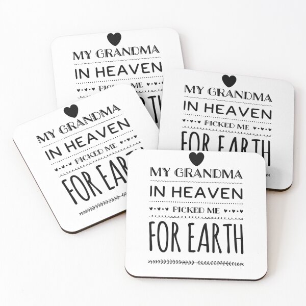Item preview, my grandma in heaven picked me for earth designed and sold by ashdenent.