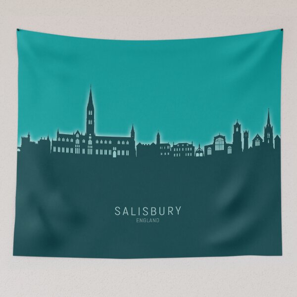 Item preview, Salisbury England Skyline designed and sold by ArtPrints.